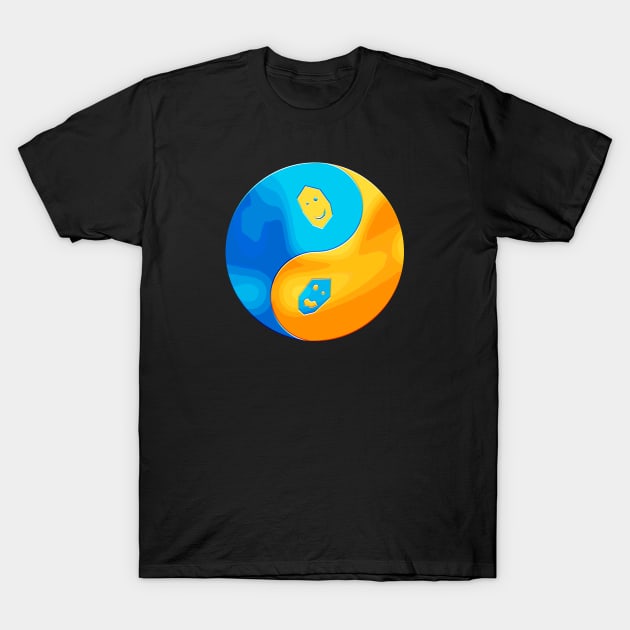 Neo Yin Yang T-Shirt by CCDesign